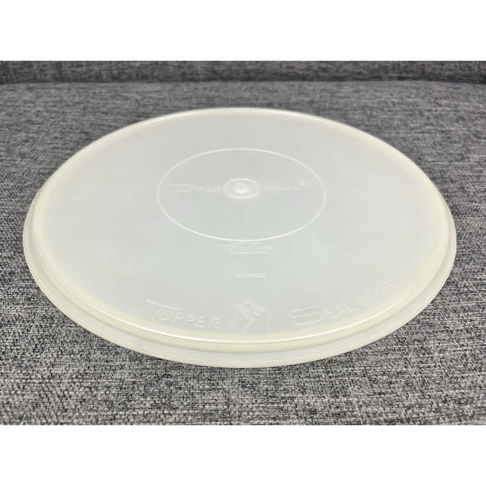Vintage Tupperware Clear 12.25